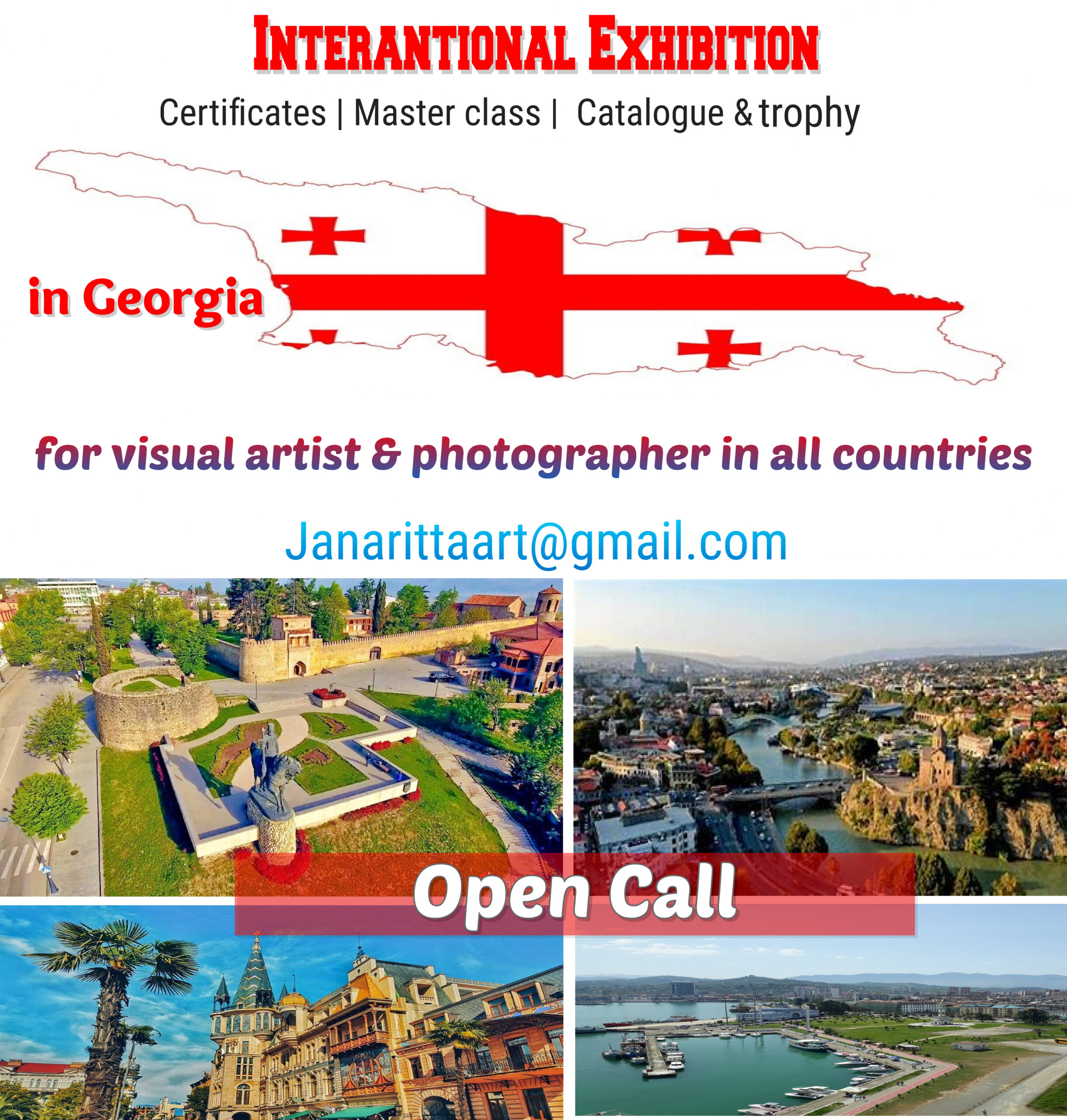 Open call to apply for the international exhibition in Georgia